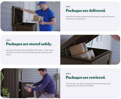 Keter Parcel Box- Graphite
