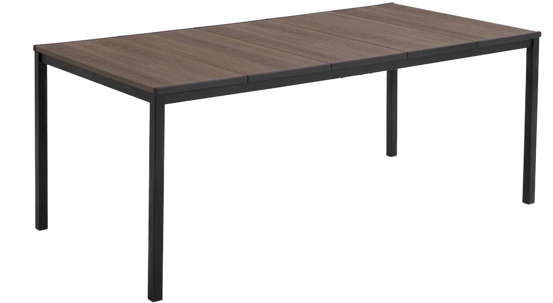 Keter Signature Porto Dining Table - Walnut Look (2 x 0.9m)