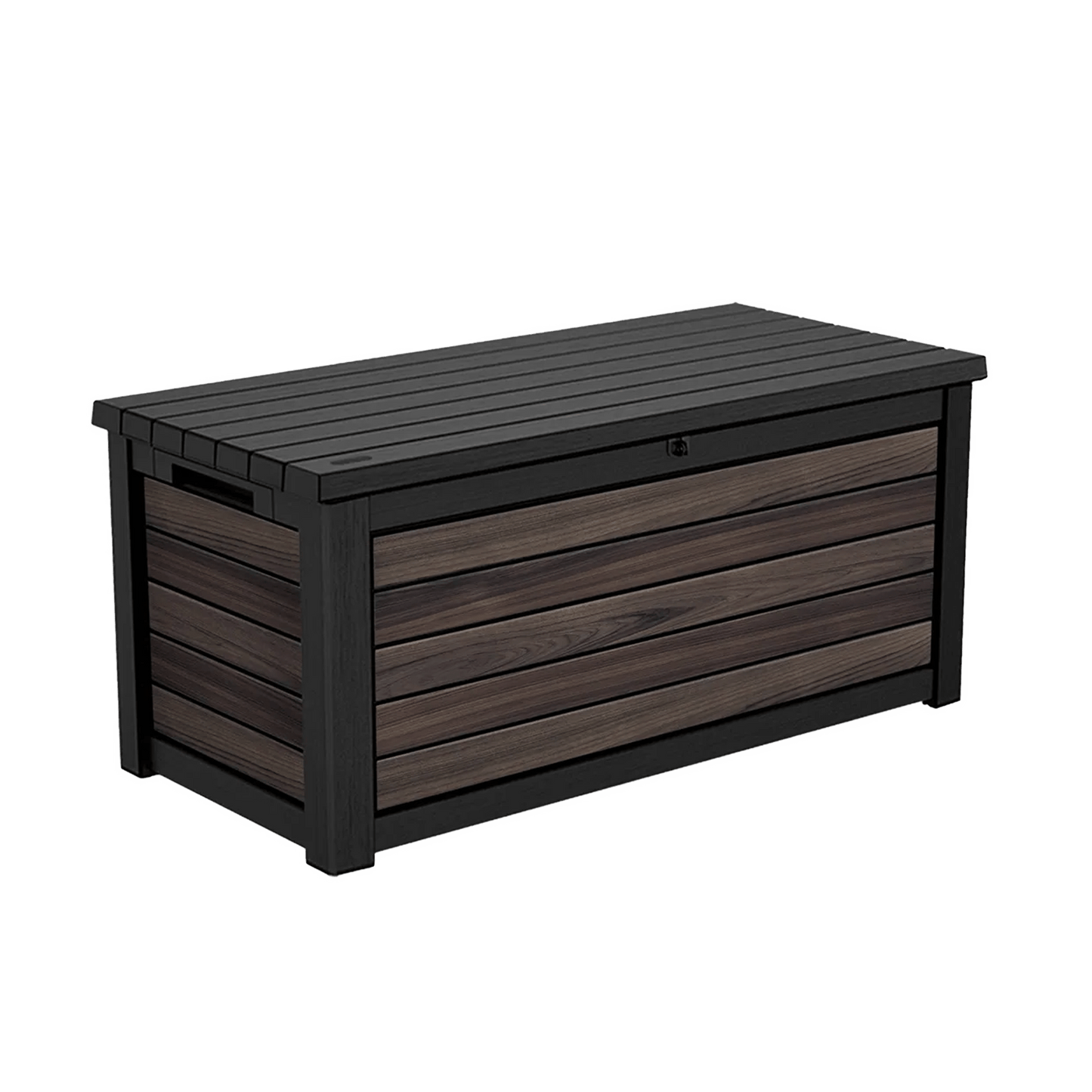 Keter Signature 630L Storage Box - Rosewood Look