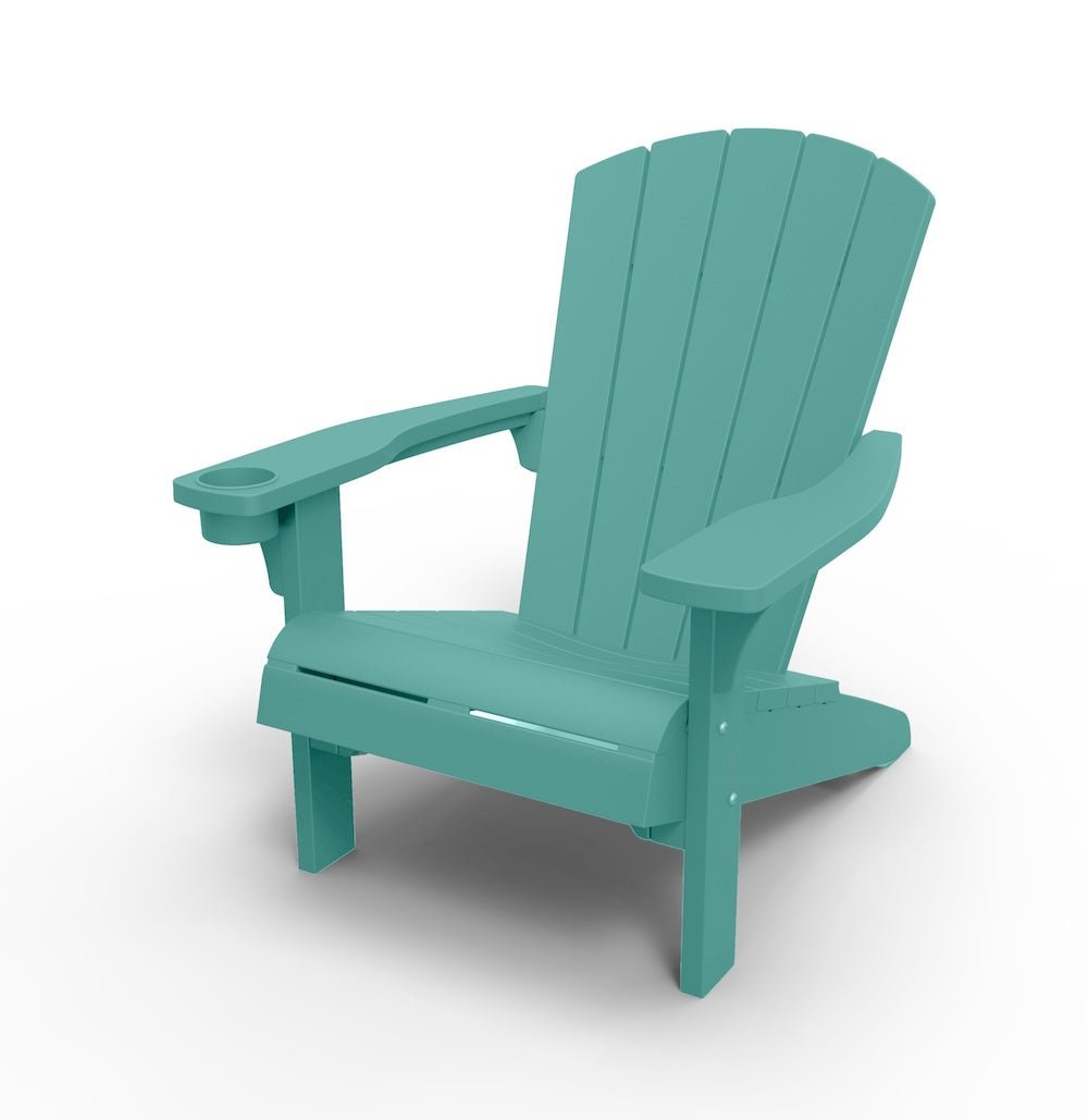 PRE ORDER: AUG. - Keter Alpine Adirondack Chair - Aqua Teal