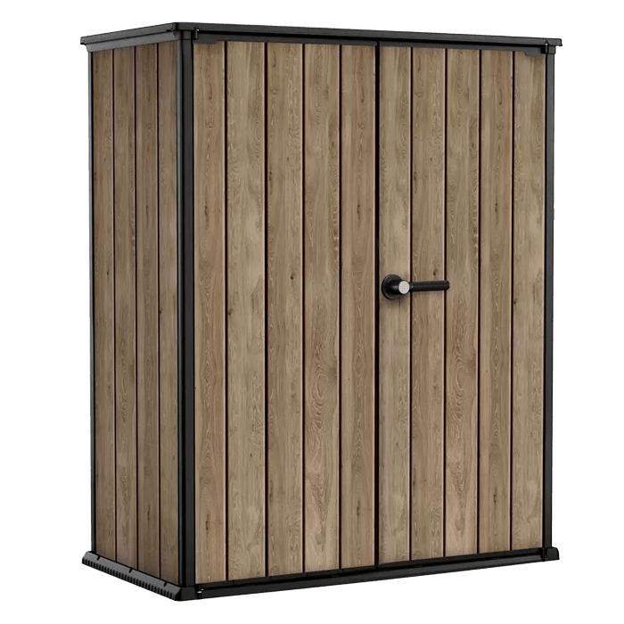Keter Signature Vertical Shed - Ashwood Look